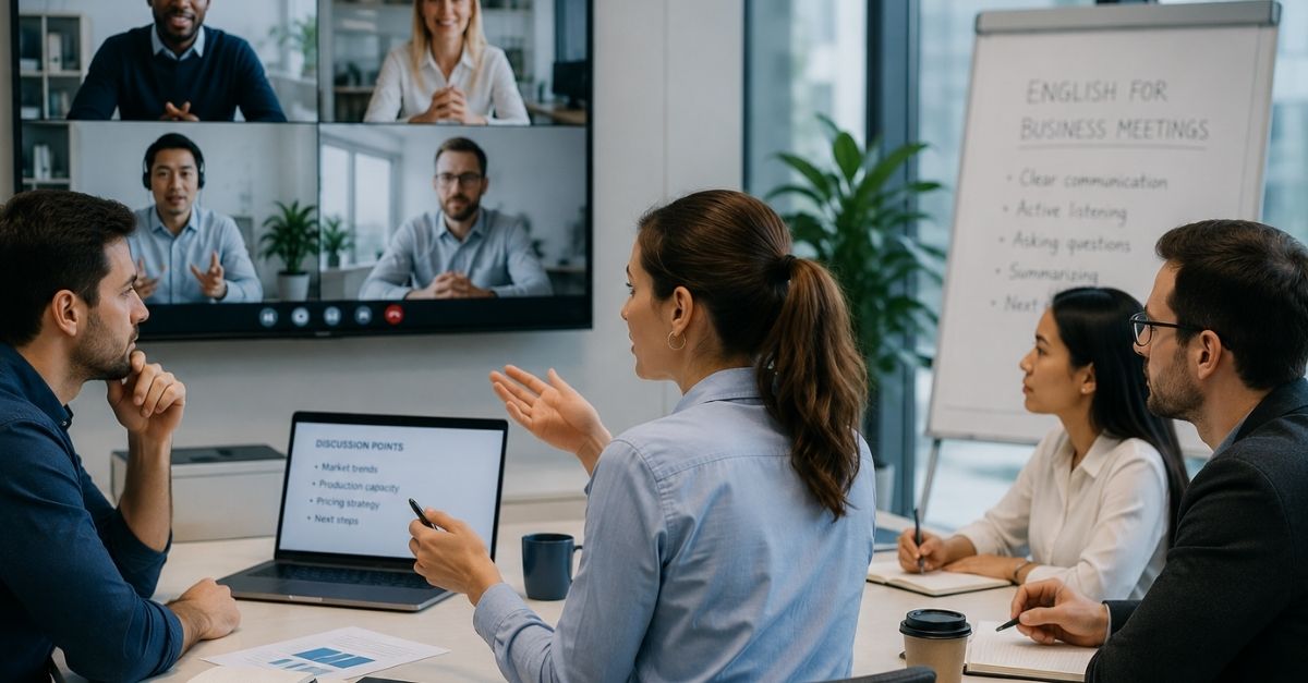 ¿Cómo mejorar el inglés para reuniones internacionales con clientes y proveedores?