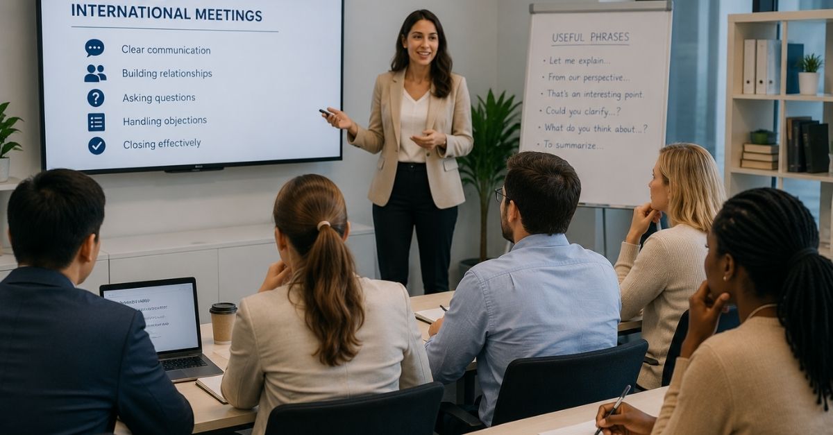¿Qué inglés necesito para participar en reuniones con clientes extranjeros?