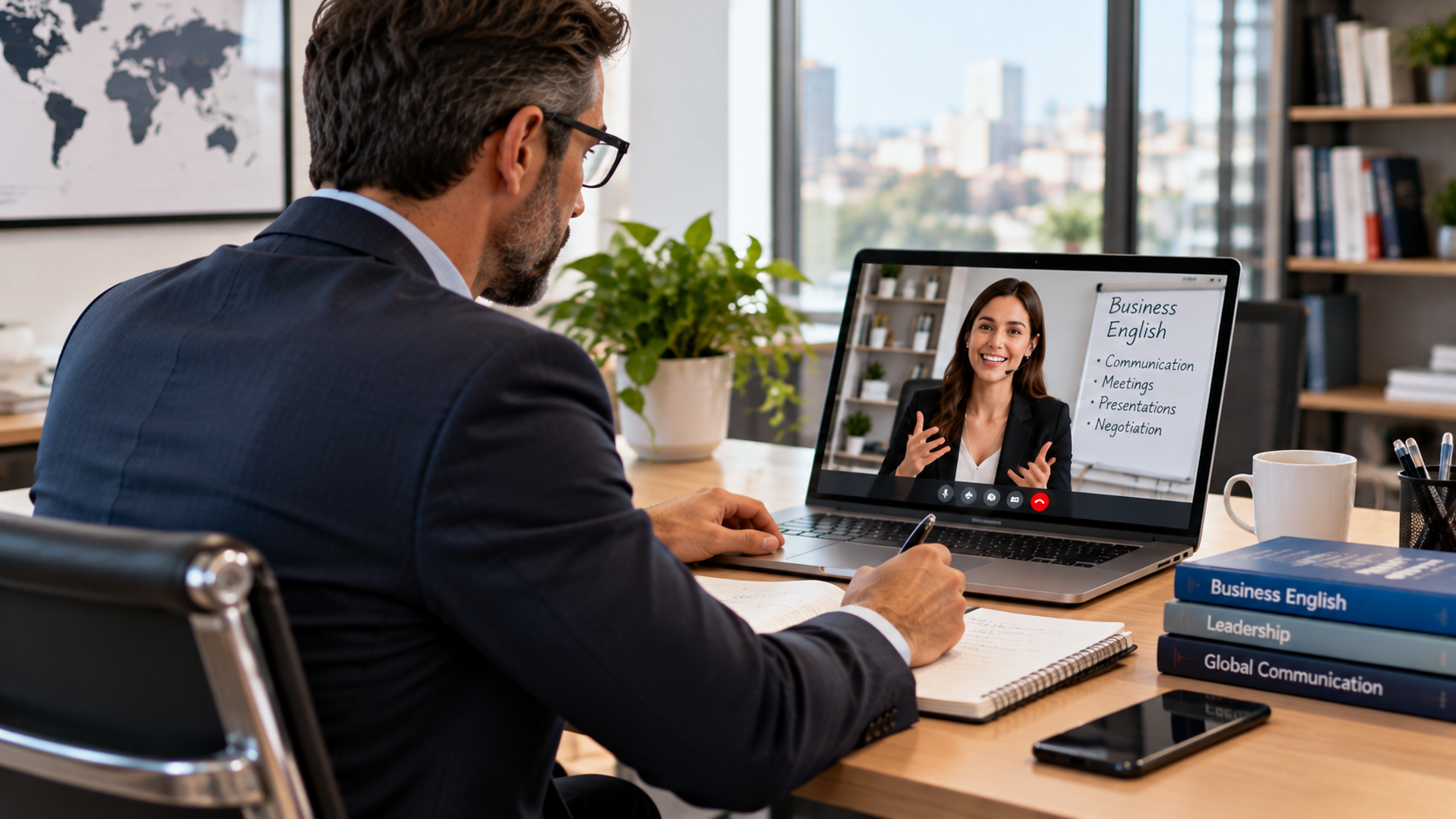 Formación flexible de idiomas para directivos: clases online, horarios adaptados y objetivos profesionales